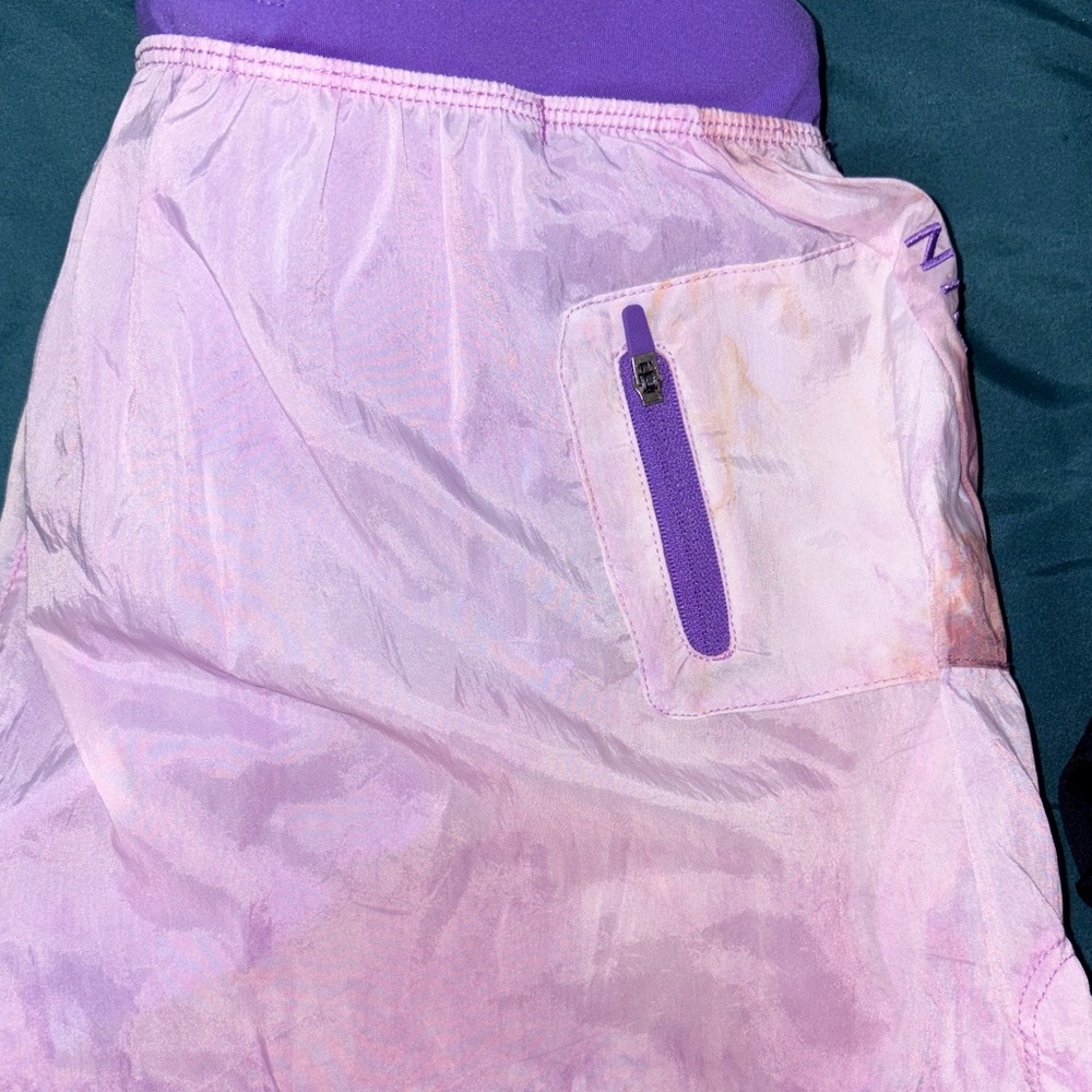 Nike Repel Trail Pink and Purple Active Shorts - Picture 4 of 8